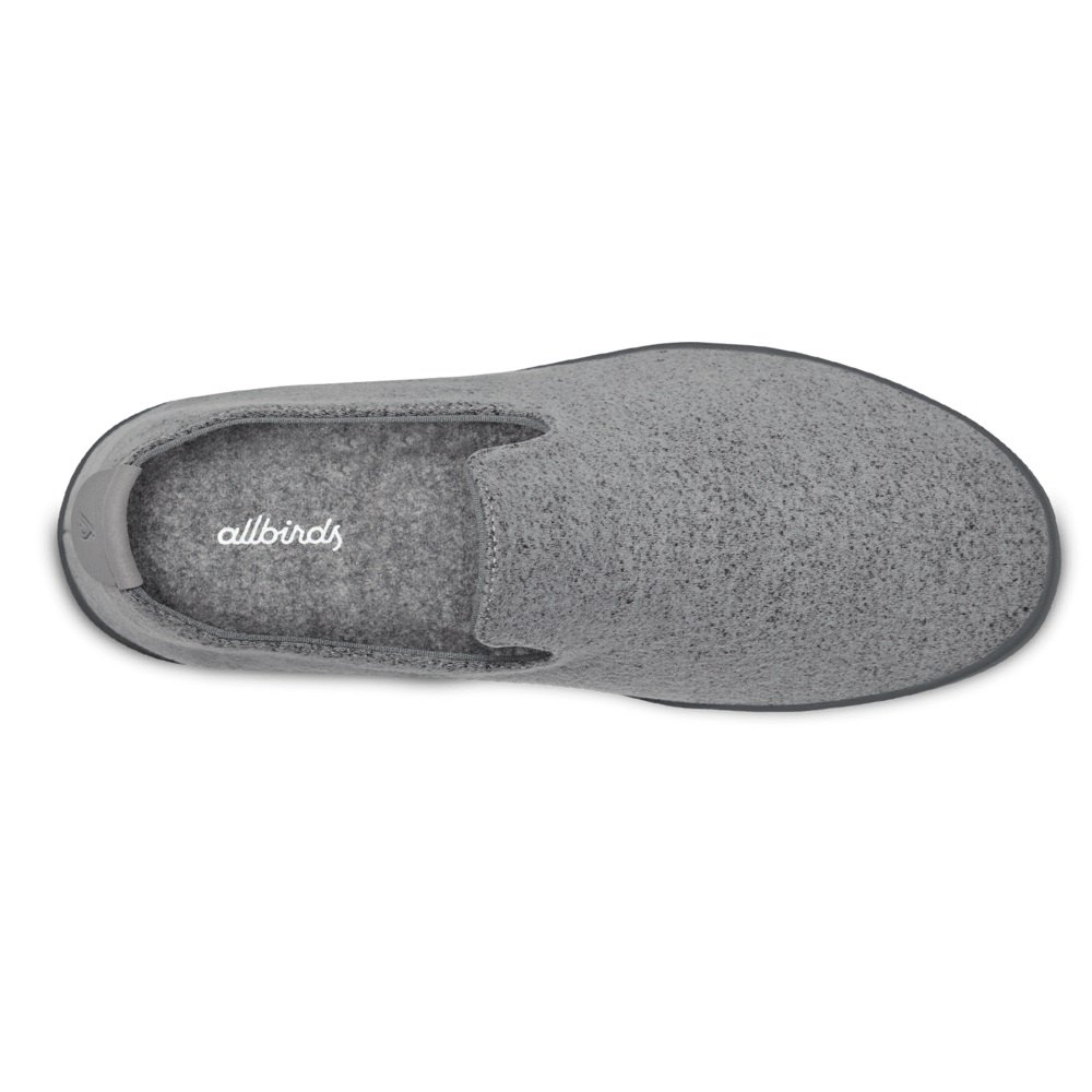 Allbirds Men\'s Slip-Ons Dark Grey - Wool Loungers - 73526HEGW